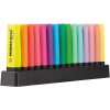 Resaltador, Boss, Punta Biselada 2.0-5.0 mm, Colores Fluo, Set de Escritorio x 15 Unds. Colores Surtidos